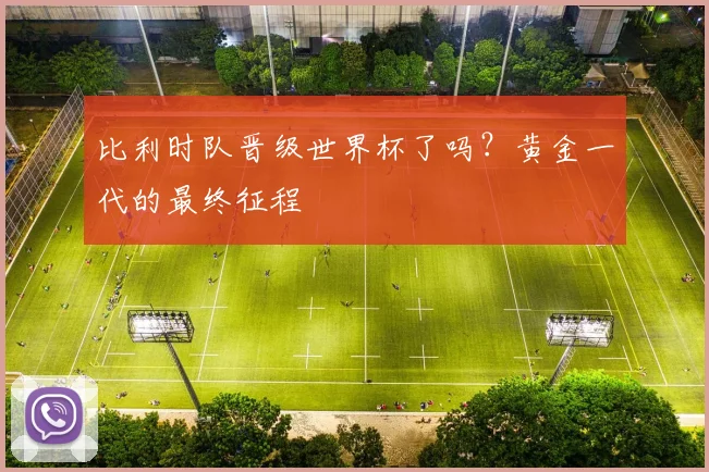 比利时队晋级世界杯了吗？黄金一代的最终征程